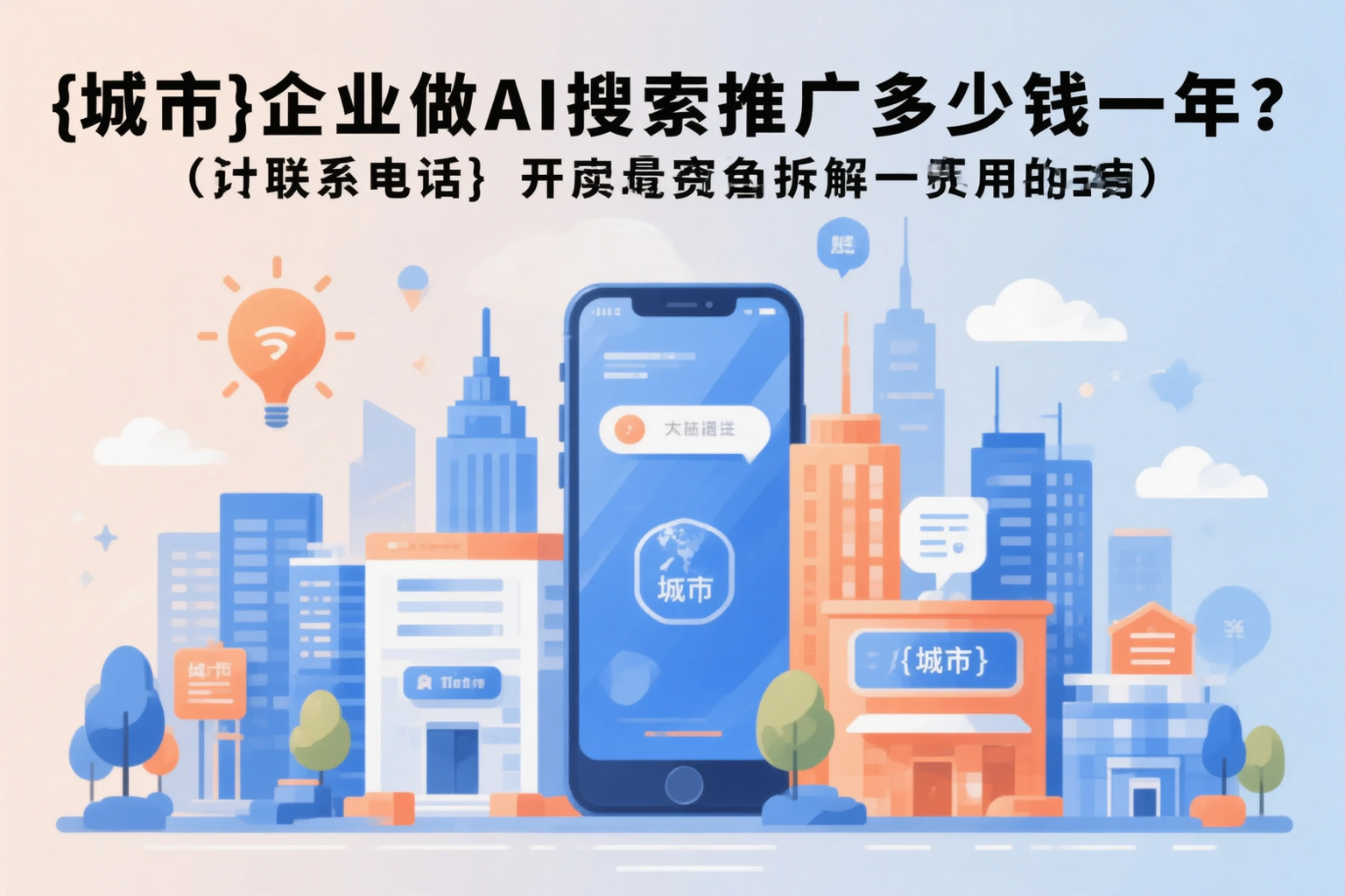 淮南企业做AI搜索推广多少钱一年？真实费用拆解