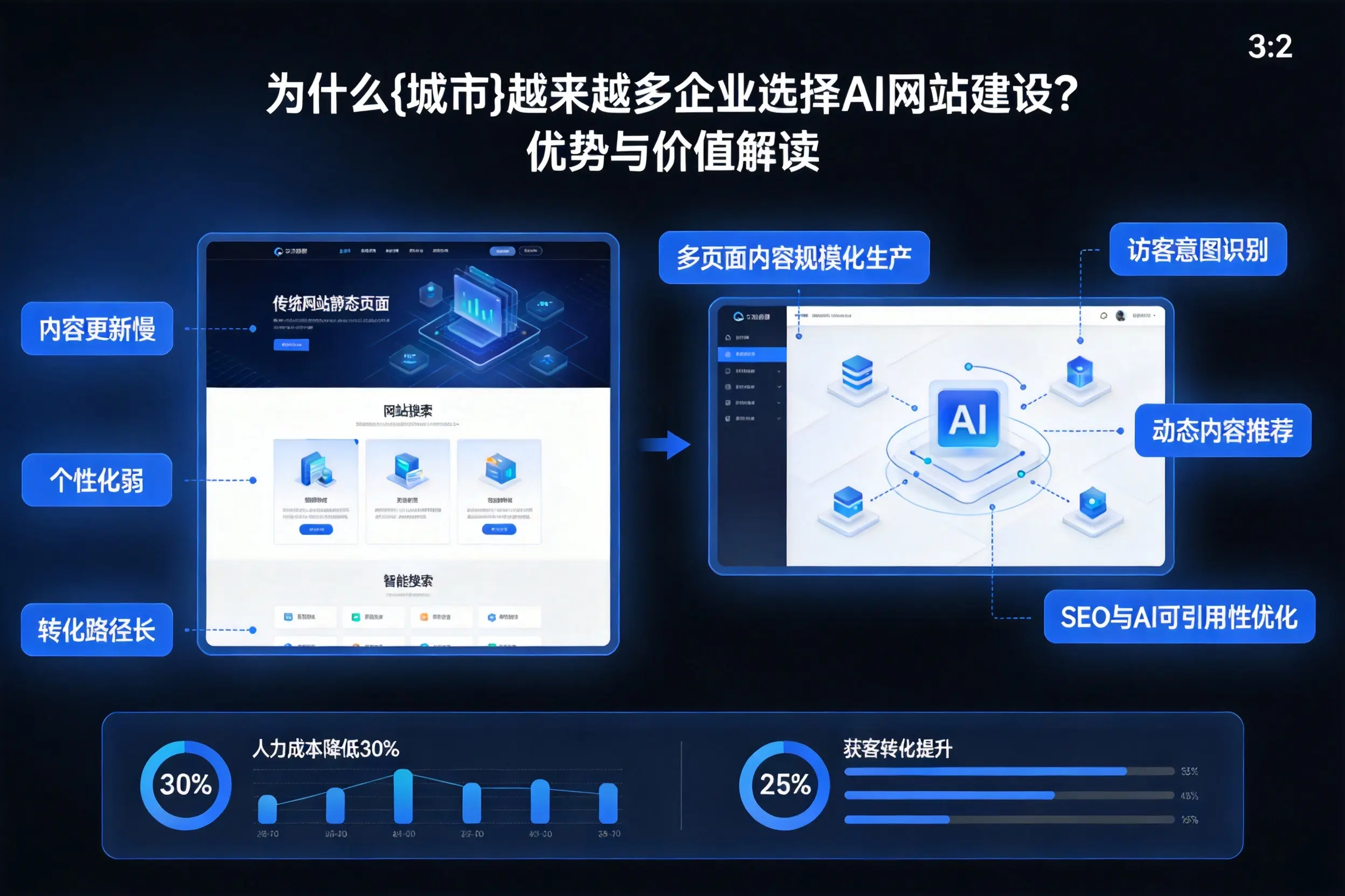 为什么淮南越来越多企业选择AI网站建设？优势与价值解读