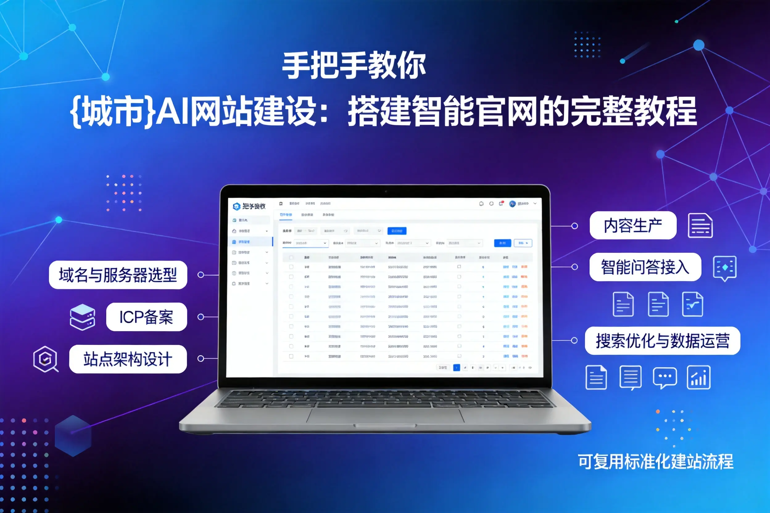 手把手教你淮南AI网站建设：搭建智能官网的完整教程
