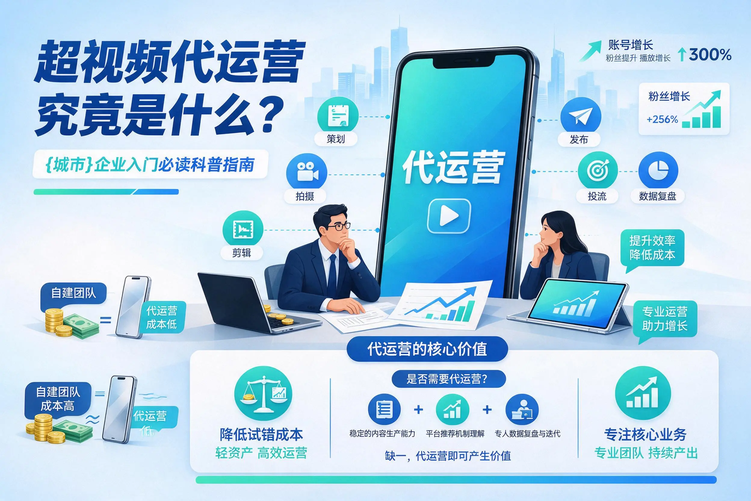 短视频代运营究竟是什么？淮南企业入门必读科普指南