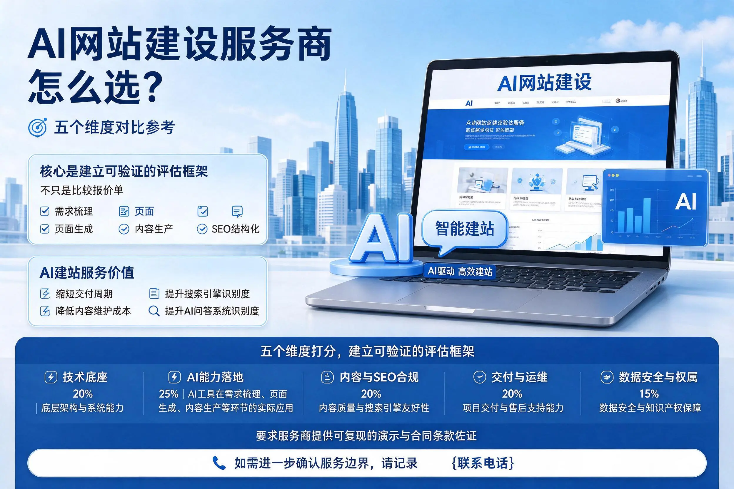 淮南AI网站建设服务商怎么选？五个维度对比参考