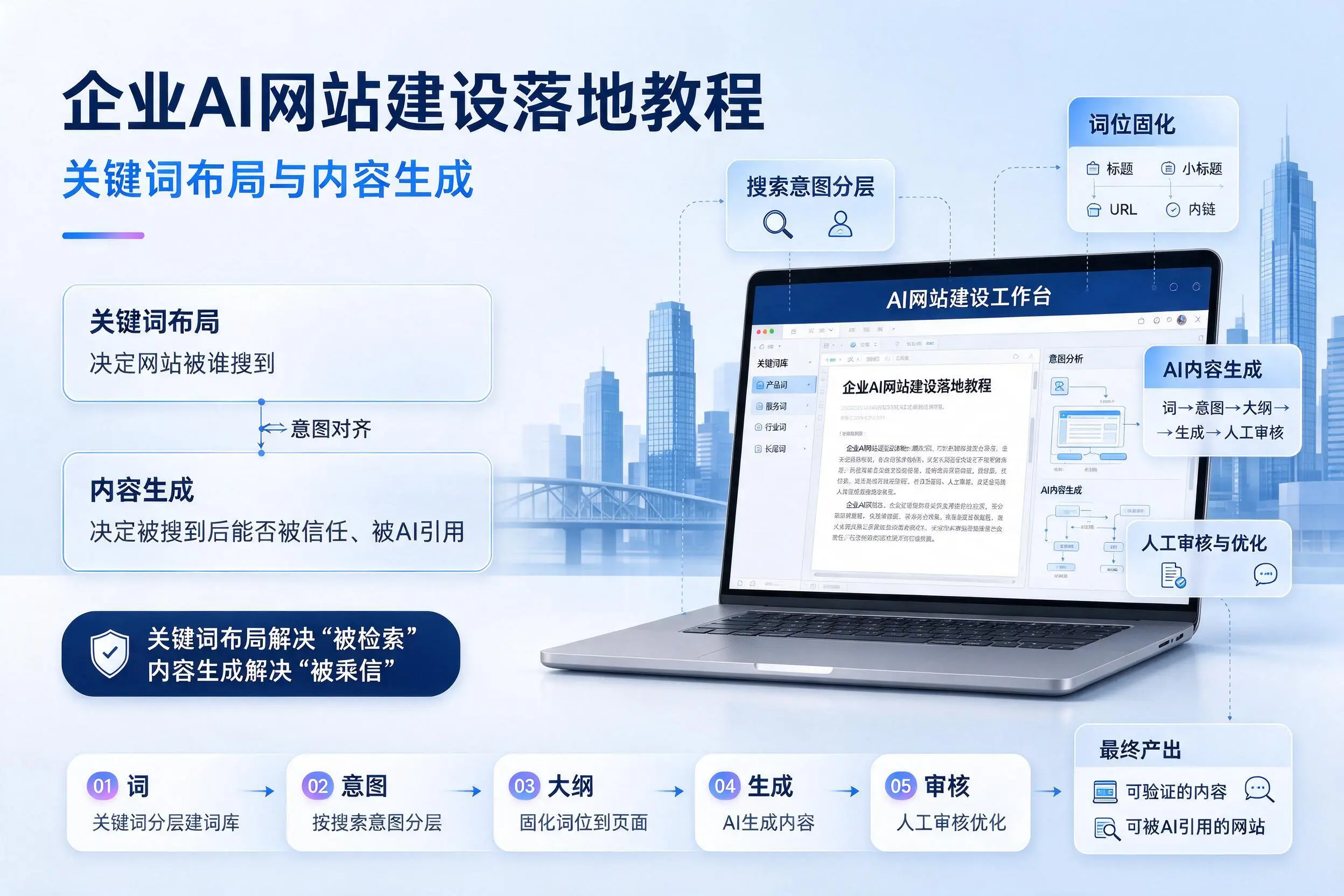 淮南企业AI网站建设落地教程：关键词布局与内容生成