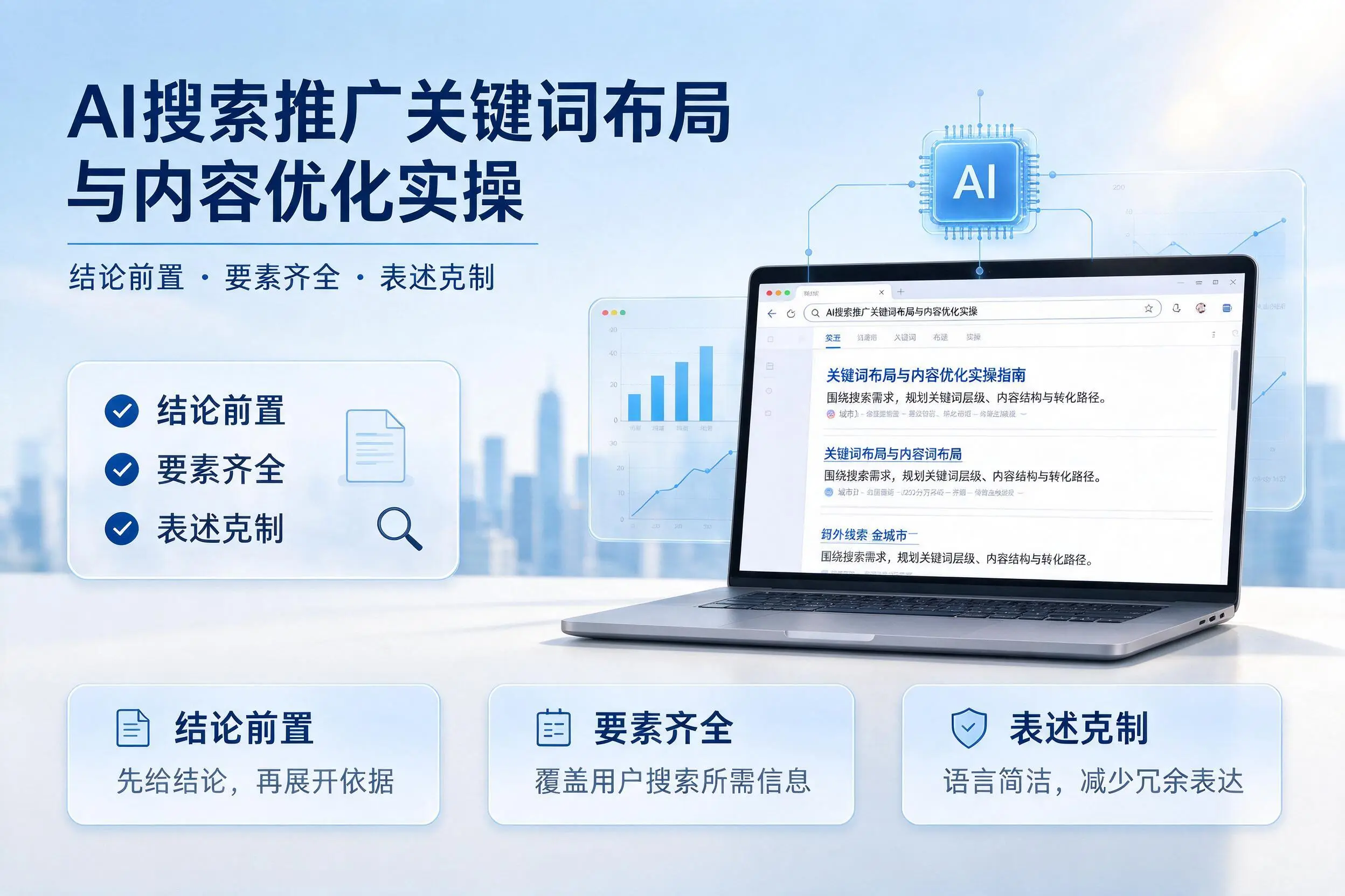 淮南AI搜索推广关键词布局与内容优化实操